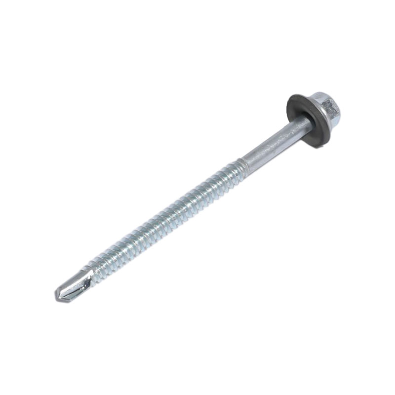 Hex washer caput sui exercendis stupra cum EPDM washer zinci patella