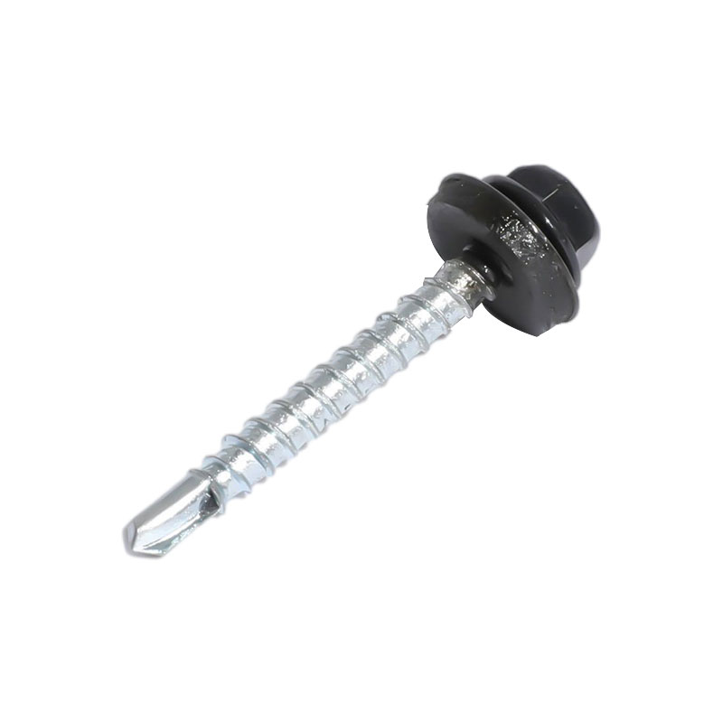 Hex washer caput sui exercendis stupra cum EPDM washer zinci patella